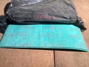 GASKET, MANWAY COVER, HYDRAULIC TANK, 22" X 22" 250T HPU