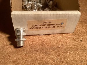 CORD GRIP COMPLETE ASSEMBLE 3/8 (0.125 - 0.250)