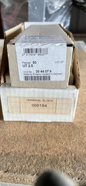 TERMINAL BLOCK, FEED-THROUGH, UT 2,5