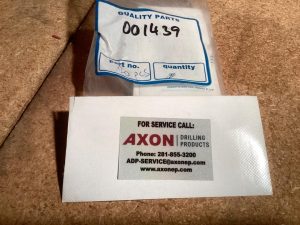 DECAL #20, 2" X 3", WHITE REFLECTIVE, "FOR SERVICE CALL"