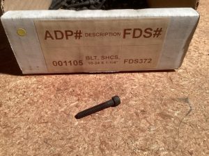 BOLT, SOCKET HEAD, CAP SCREW, 10-24 X 1-1/4"
