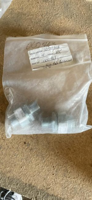 UNION, MALE, GALVANIZED STL, 3/4"
