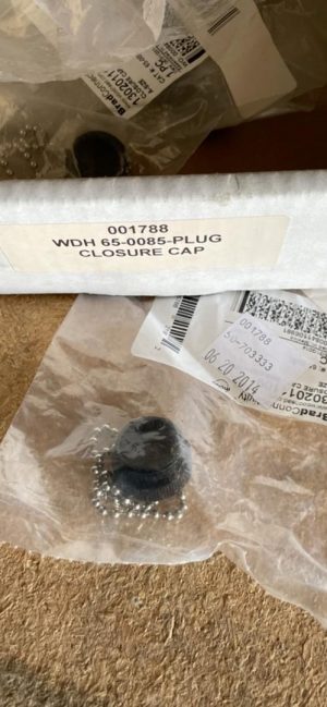CAP, PLUG CLOSURE