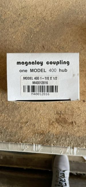 COUPLING, HUB, 400 SERIES DRIVE, FLEXIBLE, 1-7/8" X 1/2" ROUND BORE
