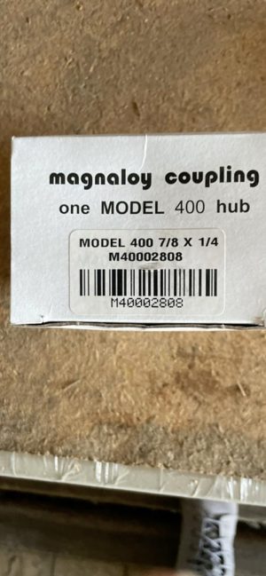 COUPLING, HUB, 400 SERIES DRIVE, 7/8” X 1/4”